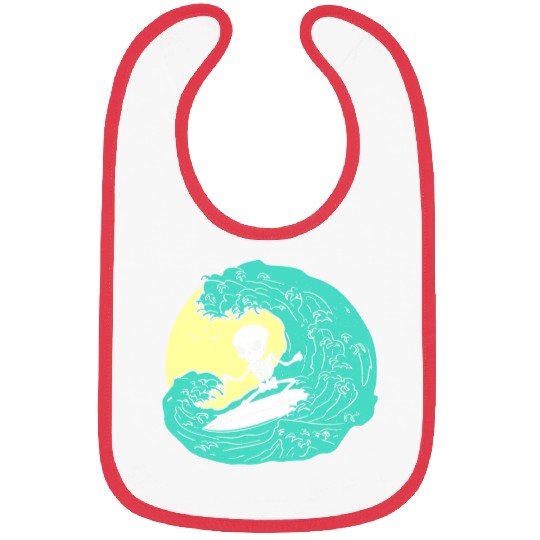 Skeleton surfing on Wave Bibs