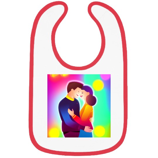 Loving Couple Bibs