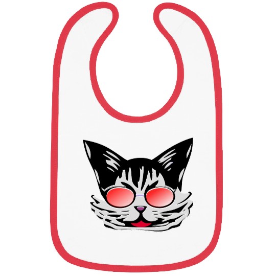 Cool Cat Bibs