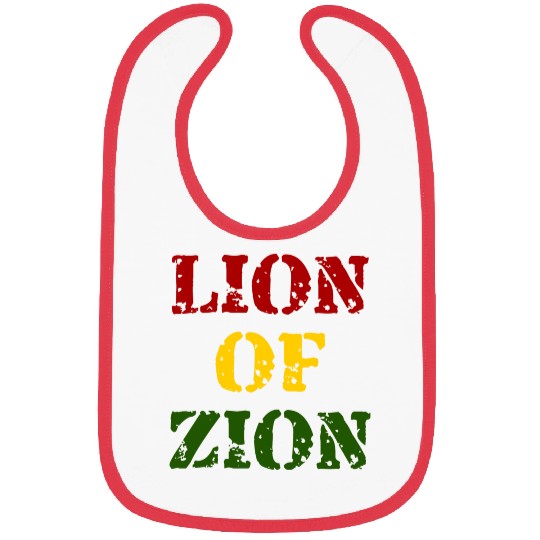 Lion Of Zion Reggae Colors Bibs