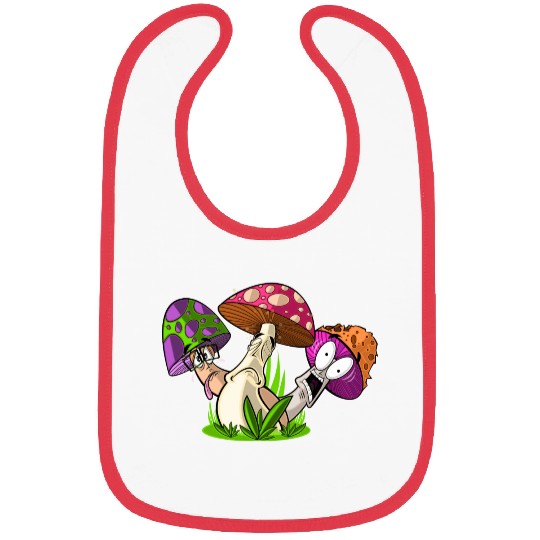 Mushroom Friends Bibs