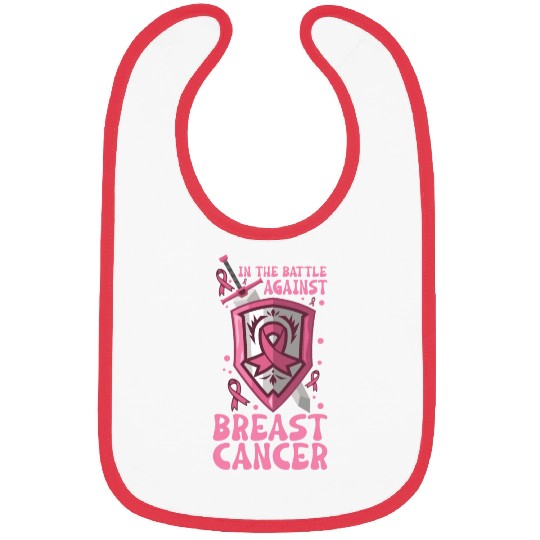 Breast cancer Awareness Support Survivors Pink Bibs