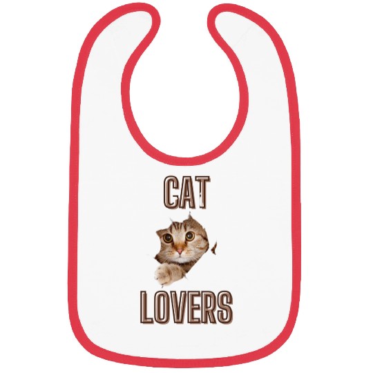 CAT LOVERS Bibs