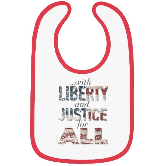 Liberty and Justice design Bibs