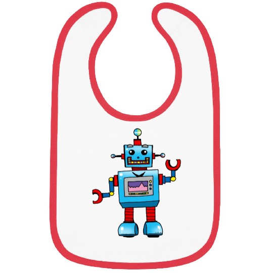 Fun Robot Toy Bibs