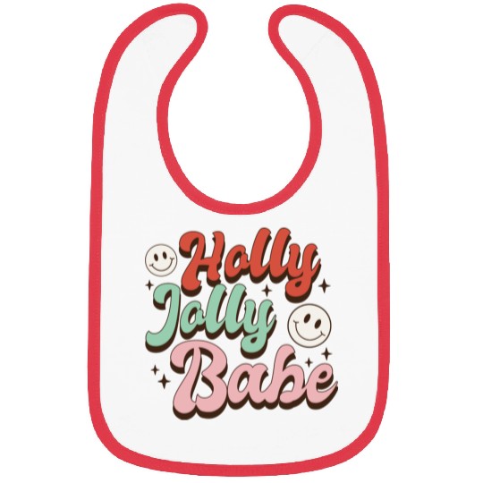 Holly Jolly Babe Bibs