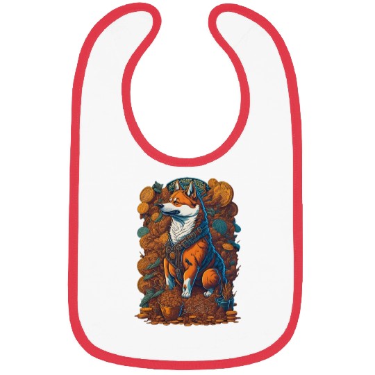 Doge Coin Shiba Inu Crypto BTC Bitcoin Bibs