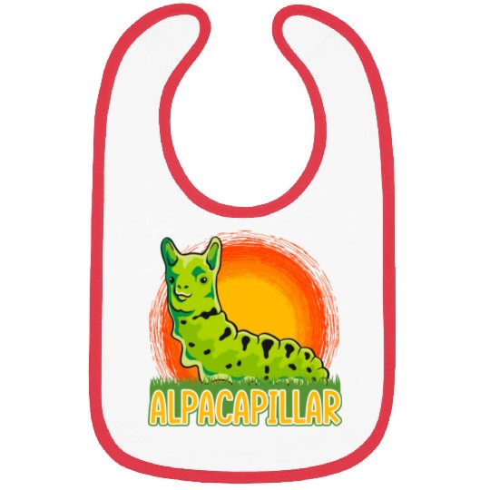 Alpacapillar Funny Alpaca Llama Lover Pun Bibs