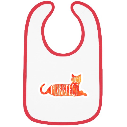 Just Purrfect Cat Lover Bibs