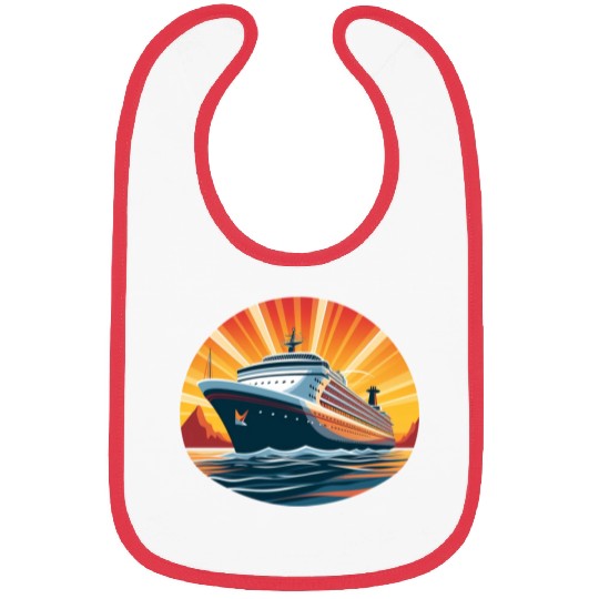 Cruise Ship Family Vacation, cruise, travel Bibs