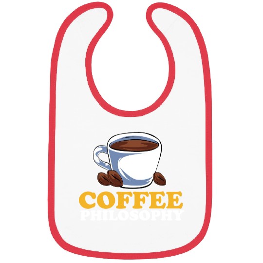 Coffee Philosophy Teacher Poetry Science Coffee Bibs