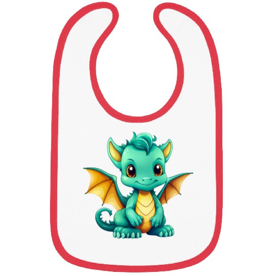 Baby Green Dragon Bibs