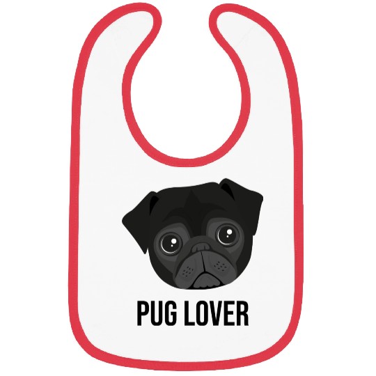 Pug lover cute Bibs