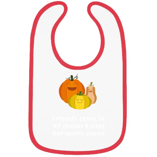 Halloween Vegetable Friends Bibs