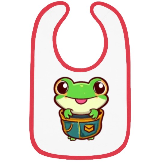Frog in the bag Bibs