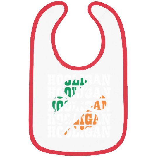 Hooligan Irish Flag Clover Leaf Bibs