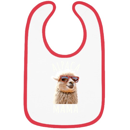 Alpaca Mama Alpaca Mom Llama Mother Mothers Day Bibs