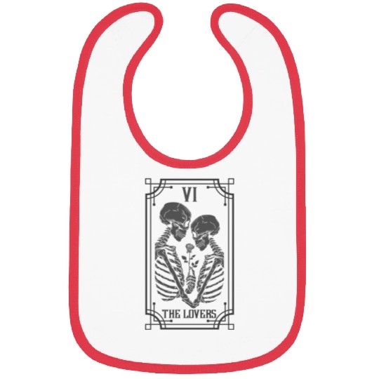 The Tarot Card Occult Goth Halloween Gothic Bibs
