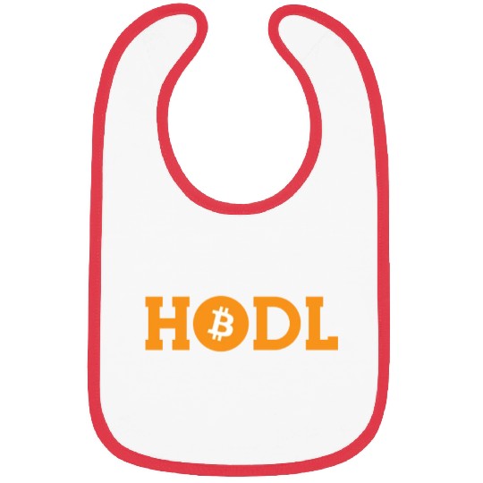 Bitcoin Hodl BTC Coin Crypto Trader Hodl Moon Bibs