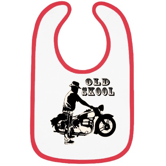 Old Skool Biker ©WhiteTigerLLC.Com Bibs