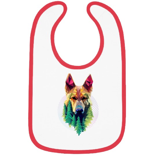 German Shepherd Forest Bibs