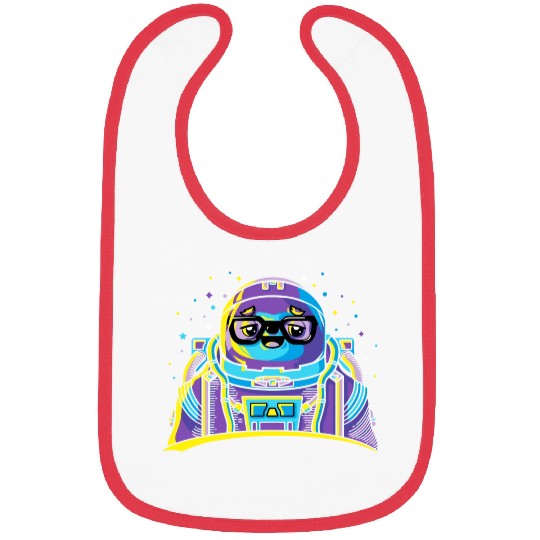 Astro Sloth Bibs