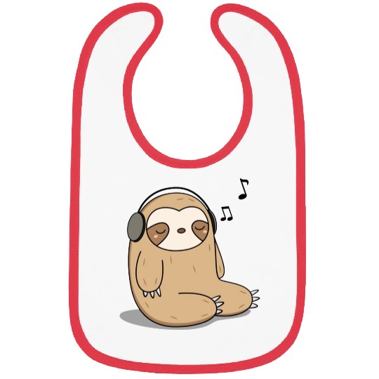 Music Sloth Bibs
