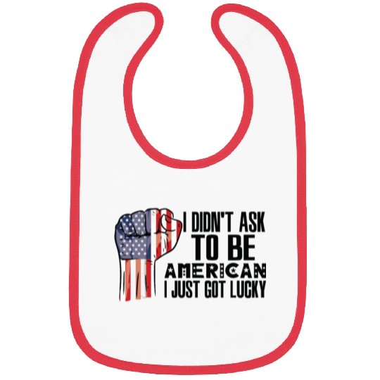 American Pride America US Flag Grown American Bibs