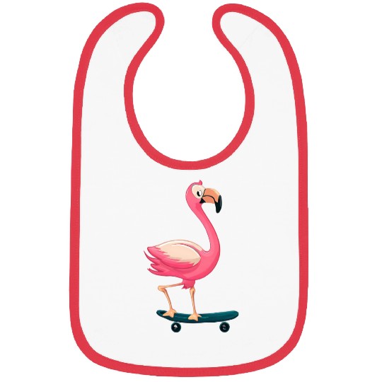 Flamingo skateboarding Bibs