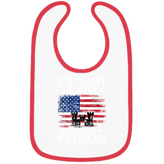 US Army Combat Engineer Veteran Bibs
