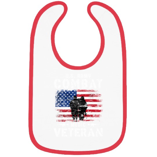 US Army Combat Medic Veteran Bibs