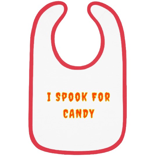 I Spook For Candy nostalgia Bibs
