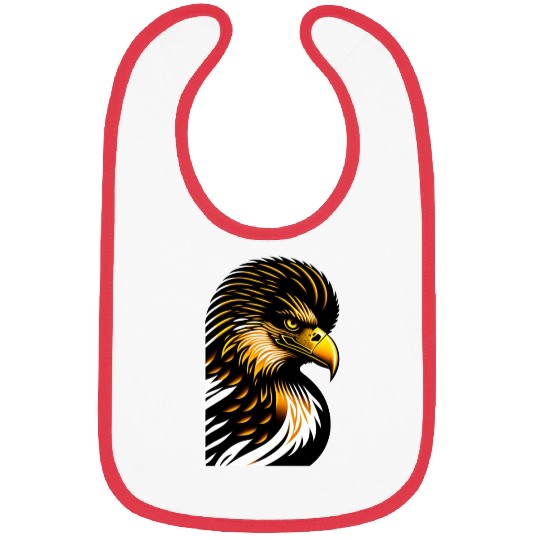 eagle logo"Strength and Freedom: The Eagle's Embra Bibs