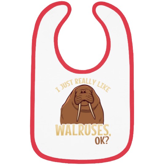 Walrus Walruses Walrus Lover Bibs