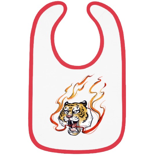 Tiger Flame Bibs