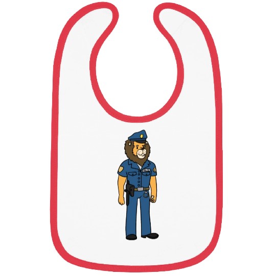 lion policeman Bibs