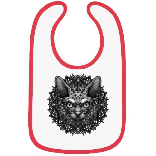 Punk cat Bibs