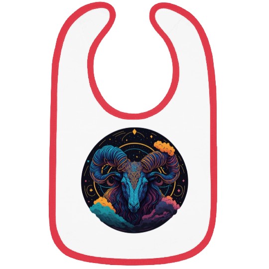 Aries Zodiac Sign Ai Bibs