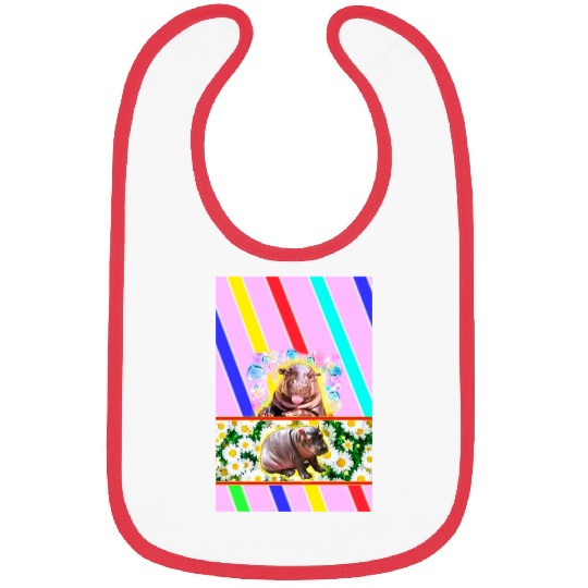 WILD NATURE. HIPPO design collection Bibs