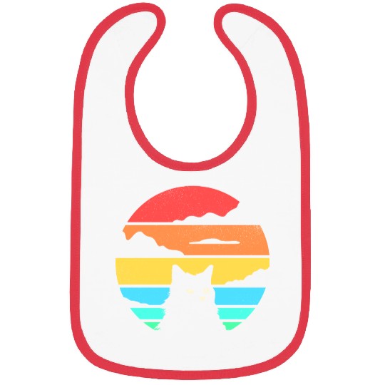 Retro Cat Bibs