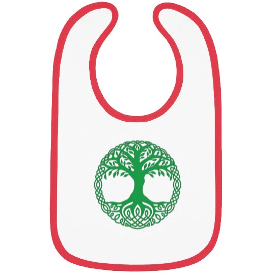 Pagan Celtic Wiccan As Above So Below Green Tree Bibs