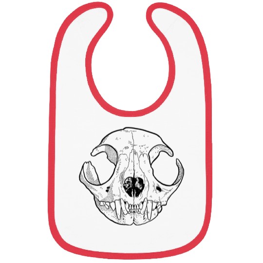 Cat Skull Bibs