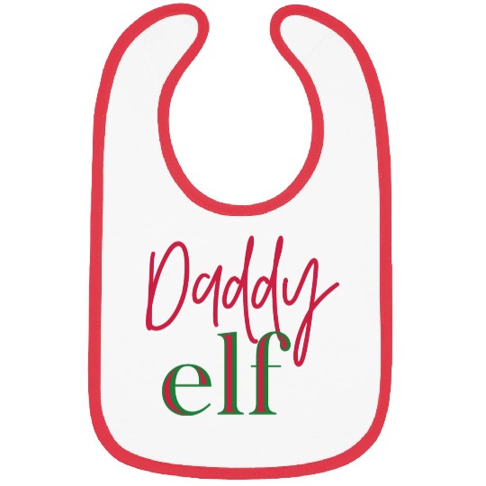 Daddy Elf Bibs
