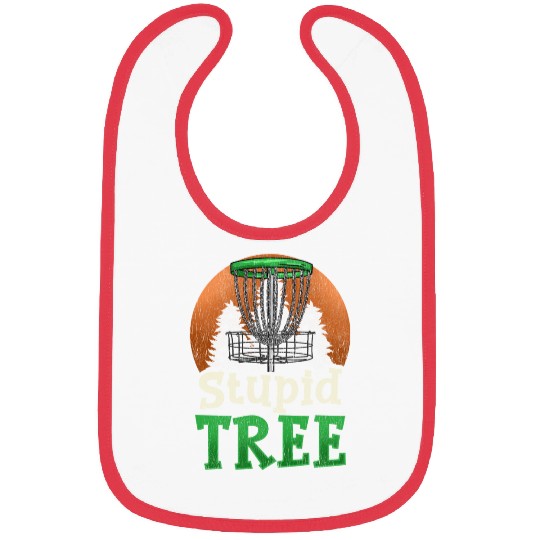 Stupid Tree Disc Golf T Funny Frisbee Golf Bibs