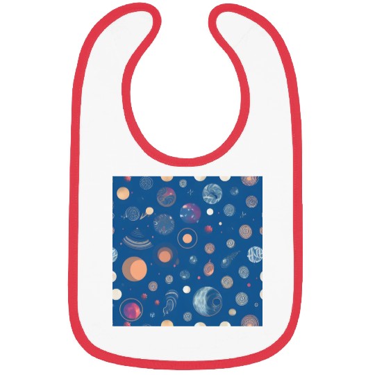 Galaxy nebula art Bibs