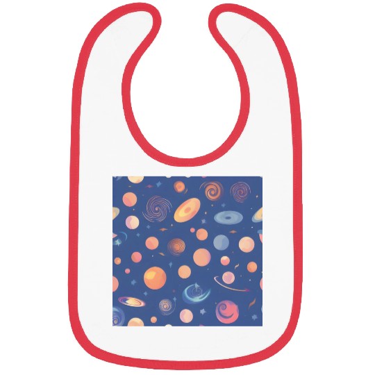 Galaxy nebula art Bibs