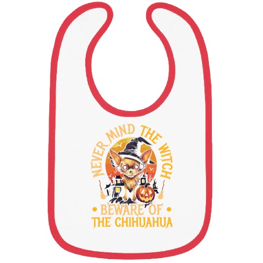 Chihuahua Halloween Puppy Trick Or Treat Dog Lover Bibs