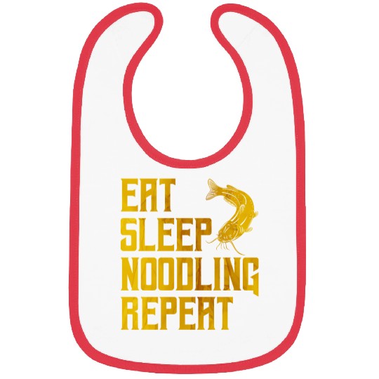 Flathead Fish Eat Sleep Noodling Repeat Catfish Bibs