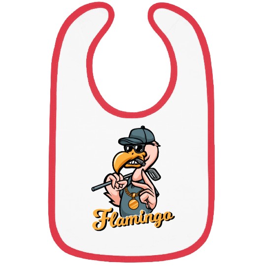 Flamingo Golf Bibs