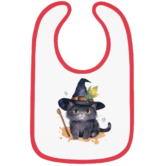 Wizard Cat Magic Bibs
